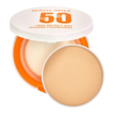 אבקת פודרה עם מקדם הגנה - POWDER FOUNDATION SPF 50 | מלו ווילז