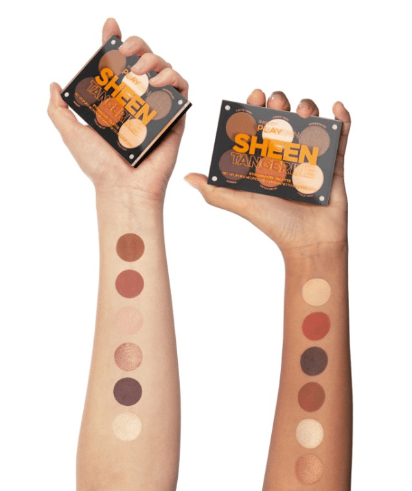 פלטת צלליות - אינגלוט PLAYINN SHEEN TANGERINE EYESHADOW PALETTE | INGLOT - Image 3