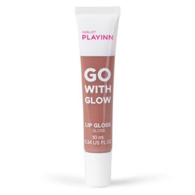 גלוס חצי שקוף - אינגלוט PLAYINN GO WITH GLOW LIP GLOSS | INGLOT