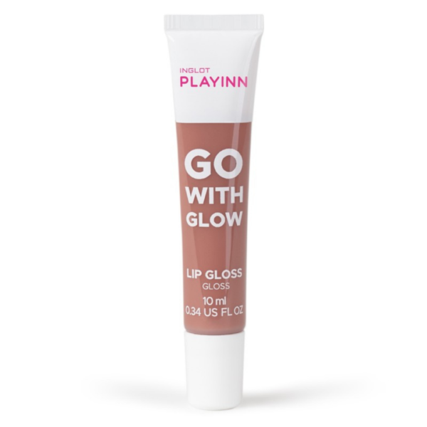 גלוס חצי שקוף - אינגלוט PLAYINN GO WITH GLOW LIP GLOSS | INGLOT
