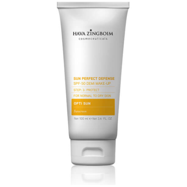 קרם הגנה 50 SPF עם דמי מייקאפ - Sunscreen 50 SPF with make-up fee | חווה זינגבוים
