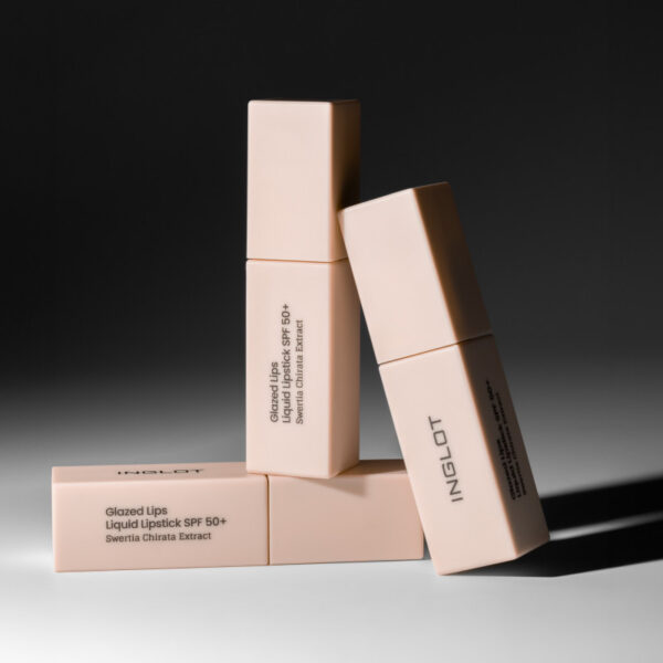 שפתון נוזלי מבריק עם SPF 50+ אינגלוט | +INGLOT Glazed Lips Liquid Lipstick SPF 50 - Image 3