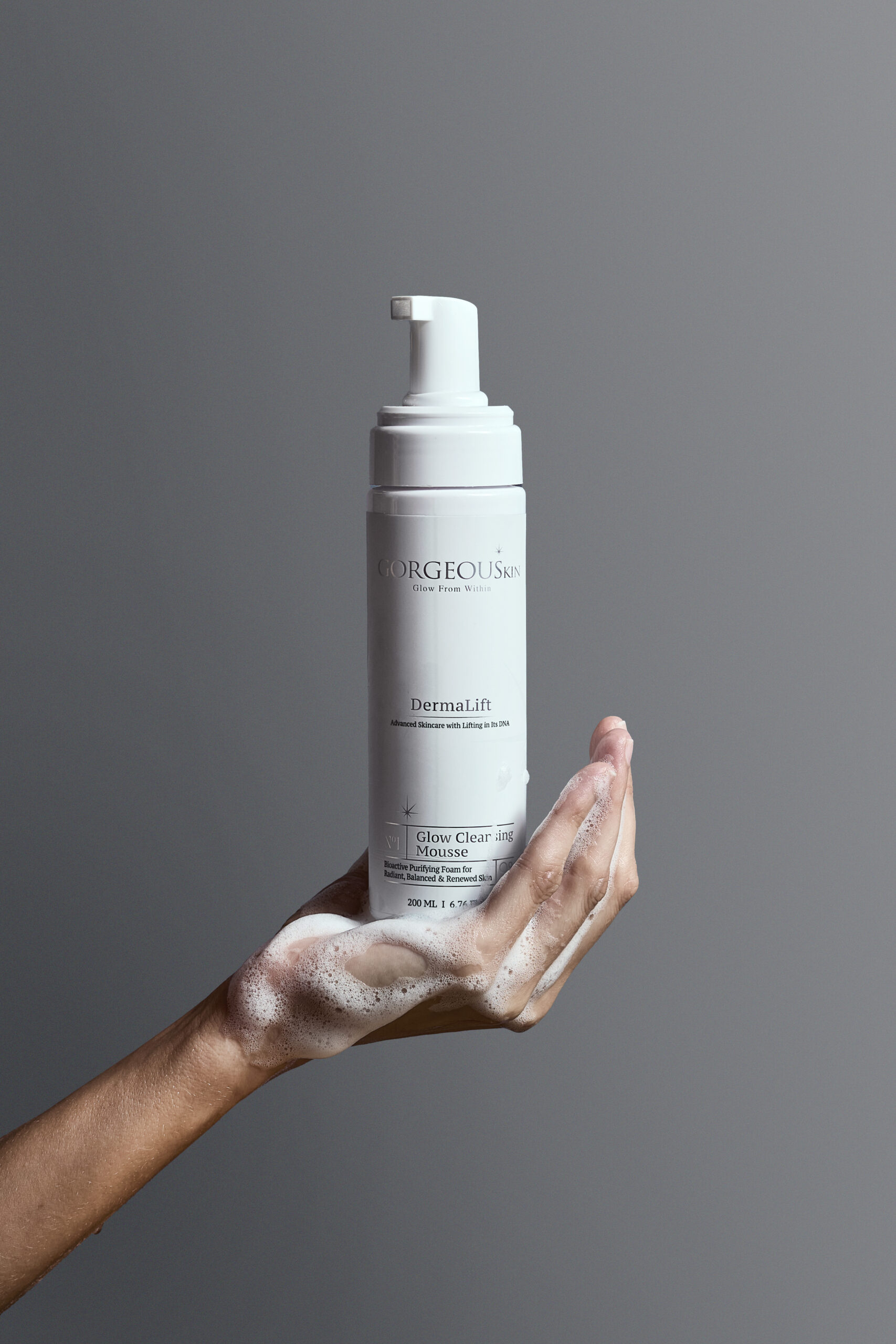 מוס ניקוי ביואקטיבי לעור זוהר - GORGEOUSkin Glow Cleansing Mousse - Image 2